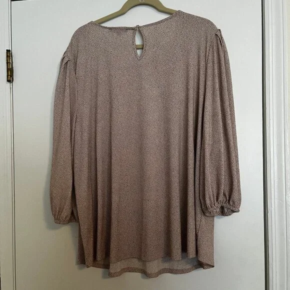 ADRIANNA PAPELL Size 3xl Long Sleeve Blouse - Picture 2 of 6